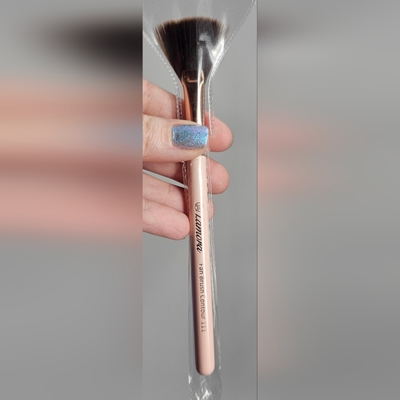 Lamora Pro Face Contour Brush Set Of 5 Contouring Sculpting & Highlighting Pink - Picture 6 of 8
